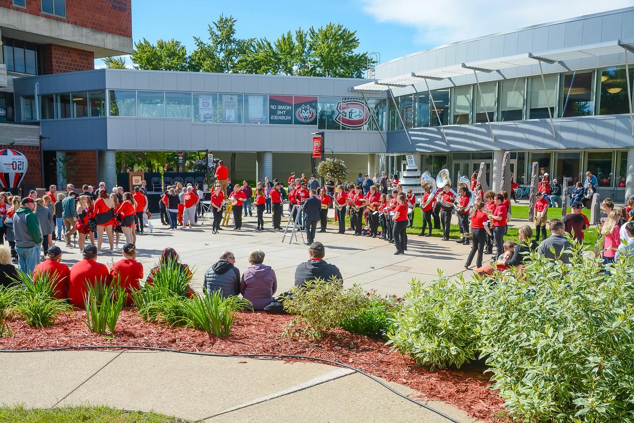 exterior of Atwood in the summer